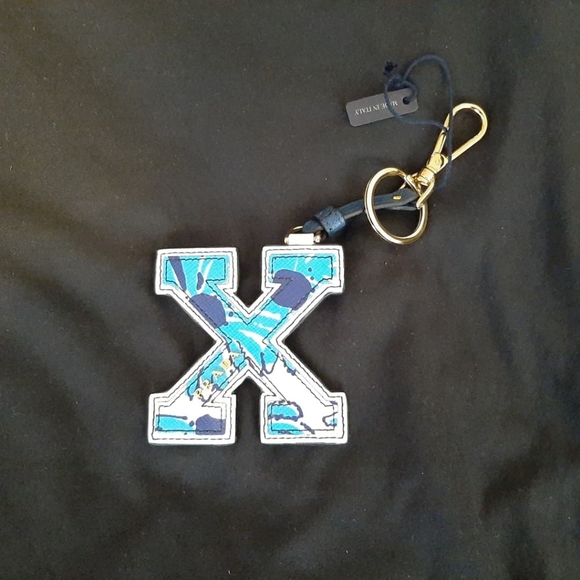 Prada leather letter keychain - Picture 2 of 4